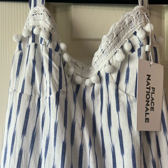 Weekend SALE!! NWT Place Nationale🐚 Cotton dress Size 2 (France) 2/4 US size - Picture 6 of 7